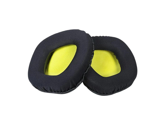 Ear Pads Cushion Sponge Cover Earmuff for RGB Replacement(Black and yellow)