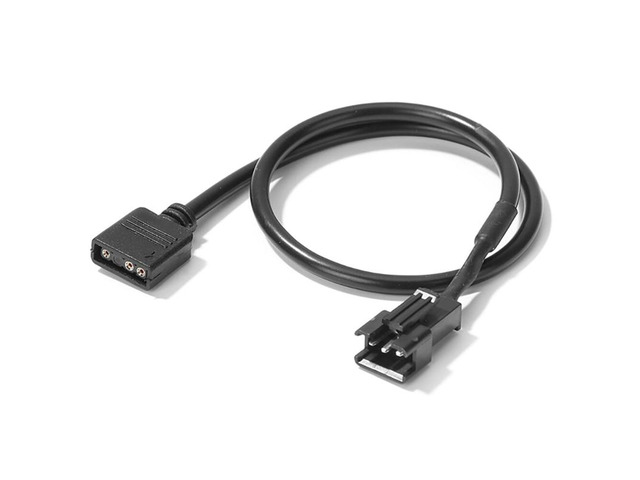 30cm Motherboard RGB Adapter Conversion Cable 5V 3Pin/12V 4Pin RGB Led Strip Light for PC Computer LED Light Strip Line(3pin female)