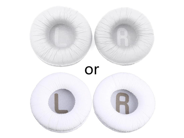 Headset Earpads Covers forTune600 T500BT Earphone Earmuffs Replaced Old Earpads Comfortable to Wear(White)