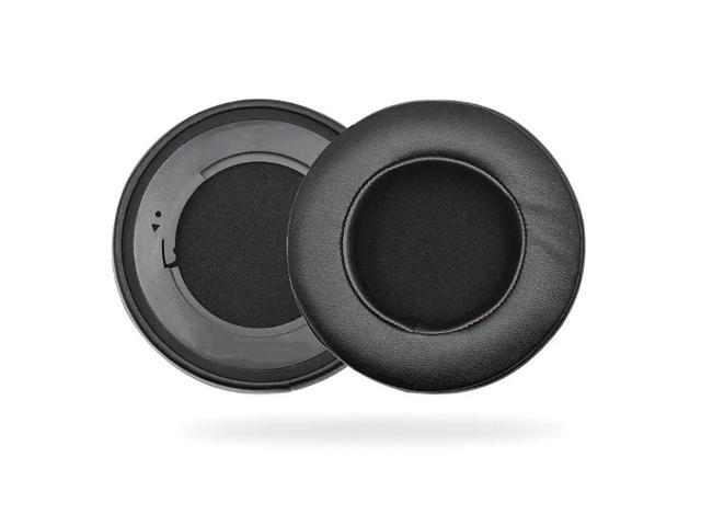 1 Pair Gaming Earphone Cushion Cover Round Foam Shape for 7.1 V2(black)