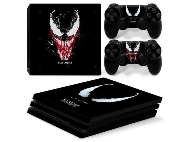 Venom Vinyl Skin Sticker for PS4 Pro Console 2 Controllers Decal Full Film Para Game Accessories(TN-P4Pro-7281)