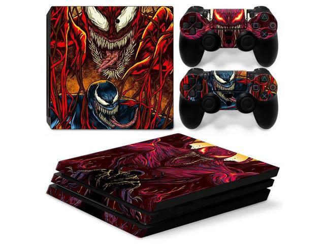 Venom Vinyl Skin Sticker for PS4 Pro Console 2 Controllers Decal Full Film Para Game Accessories(TN-P4Pro-7292)