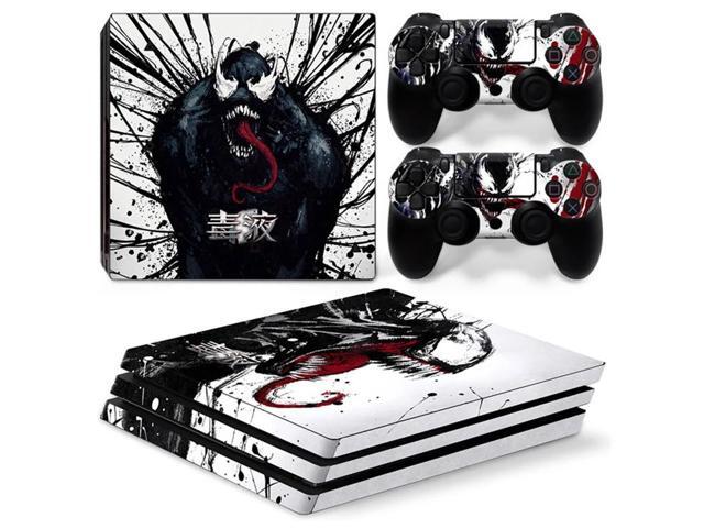 Venom Vinyl Skin Sticker for PS4 Pro Console 2 Controllers Decal Full Film Para Game Accessories(TN-P4Pro-7289)