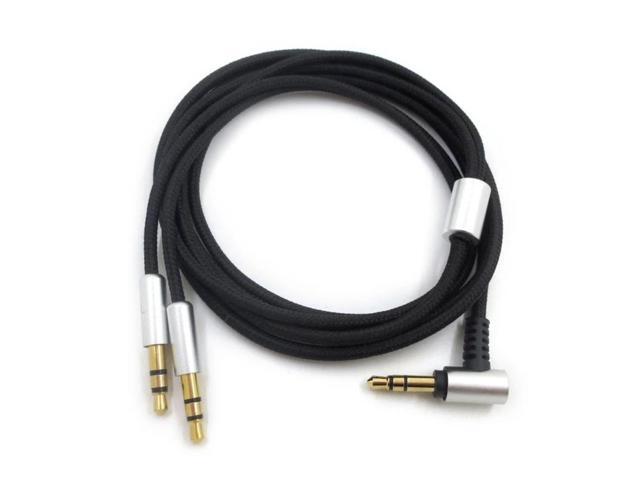 Replacement Gold Plating Aux Cable Cord for D-enon AH-D7100 7200 D600 D9200 5200 Headphone(for B)
