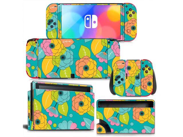 Flowers of Wealth Skin Sticker Decal for Switch Console Controller Dock Skin Vinyl Para Protective Film(1155)