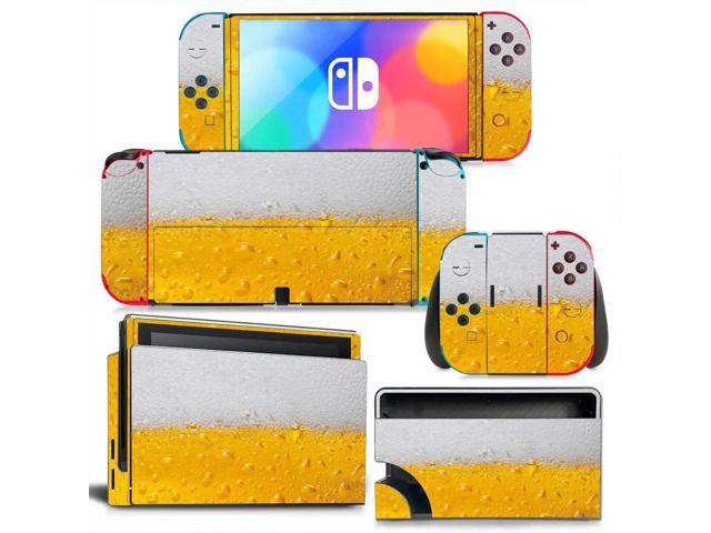 Christmas Candy Color Skin Sticker Decal for Switch NSConsole Controller Dock Skin Vinyl Para(1224)