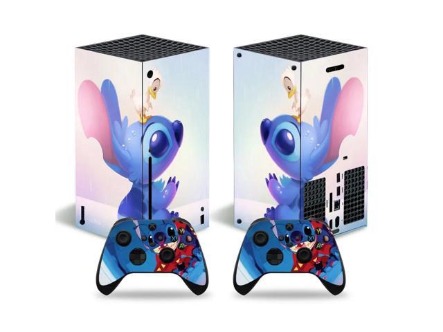 Stitch Series X Skin Sticker Decal Full Film for SeriesX Console and 2 Controllers Skin Sticker Vinyl(TN-SeriesX-8049)
