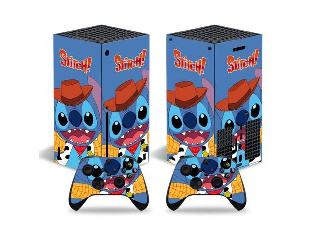 Stitch Series X Skin Sticker Decal Full Film for SeriesX Console and 2 Controllers Skin Sticker Vinyl(TN-SeriesX-8057)
