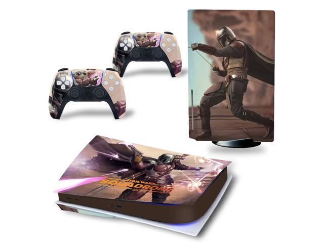 Star Wars PS5 Disk Skin Sticker Decal for PS5Disk Console and 2 Controllers PS5 Disk Skin Sticker Vinyl(TN-PS5Disk-4423)