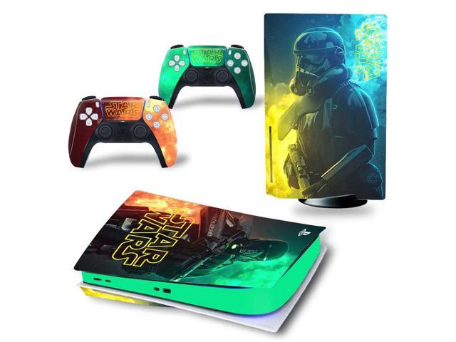 Star Wars PS5 Disk Skin Sticker Decal for PS5Disk Console and 2 Controllers PS5 Disk Skin Sticker Vinyl(TN-PS5Disk-4428)