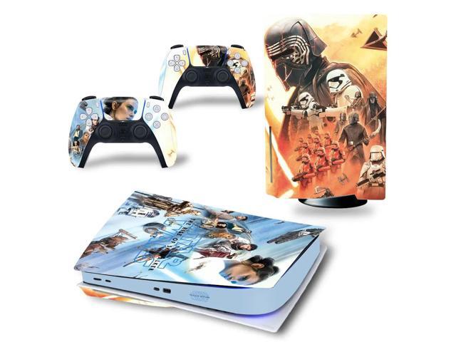 Star Wars PS5 Disk Skin Sticker Decal for PS5Disk Console and 2 Controllers PS5 Disk Skin Sticker Vinyl(TN-PS5Disk-4432)
