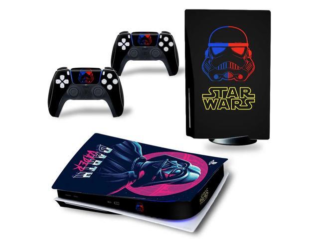Star Wars PS5 Disk Skin Sticker Decal for PS5Disk Console and 2 Controllers PS5 Disk Skin Sticker Vinyl(TN-PS5Disk-4437)