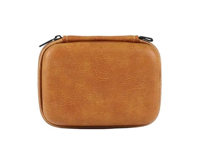 Dust-proof Headphone for Earphone for shell Carrying Cases Inner Mesh Earphones Cover for Protection Accessor(Brown)