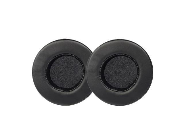Ear Pads for Daryou EH722 Headphones Ear Cushions Earmuffs Pillow Cover for S(Black leather)