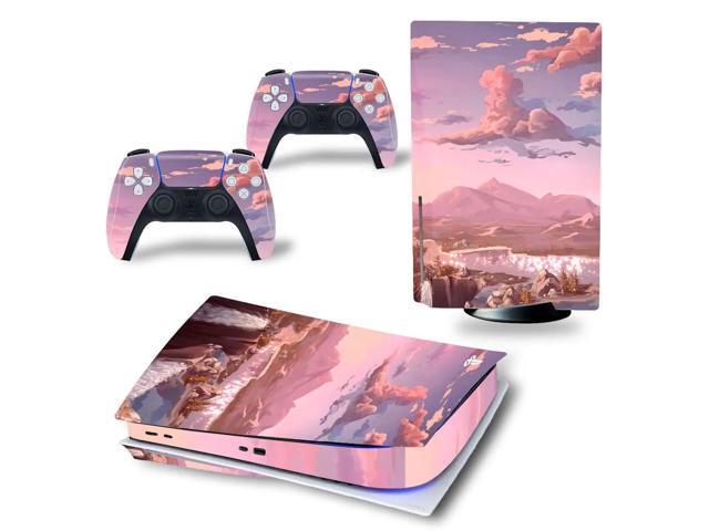Game Console Full Protective Film Vinyl Skin Sticker For PS5PS5 Disk Screen Protector Capa Para Handle Stickers(TN-PS5Disk-4140)