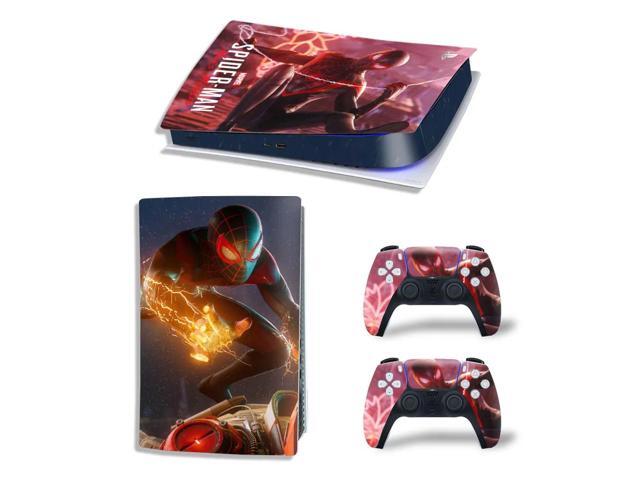 PS5 Digital Edition Skin Sticker Decal for PS5Console and 2 Controllers PS5 Skin Sticker Vinyl(TN-PS5Digital-4290)