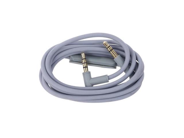 Detachable 3.5mm Gaming Headphone Cable 1.4M for Solo2.0 Headset Gaming Headsets Cord Cable Noise Cancelling(Gray)