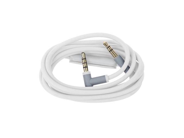 Detachable 3.5mm Gaming Headphone Cable 1.4M for Solo2.0 Headset Gaming Headsets Cord Cable Noise Cancelling(White)