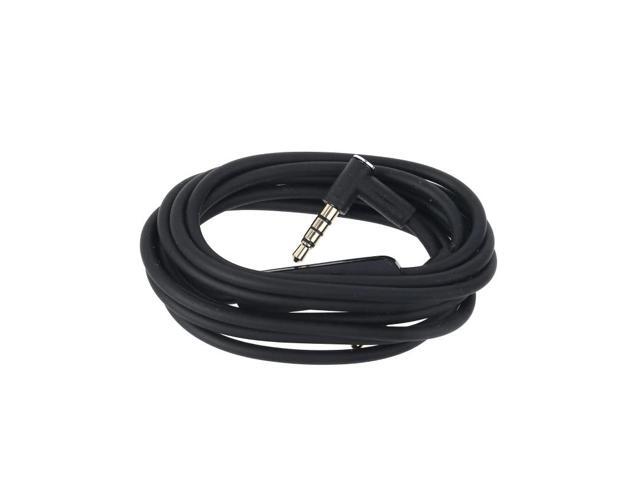 Detachable 3.5mm Gaming Headphone Cable 1.4M for Solo2.0 Headset Gaming Headsets Cord Cable Noise Cancelling(Black)