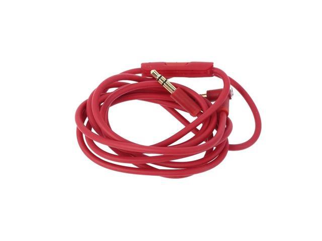 Detachable 3.5mm Gaming Headphone Cable 1.4M for Solo2.0 Headset Gaming Headsets Cord Cable Noise Cancelling(Red)
