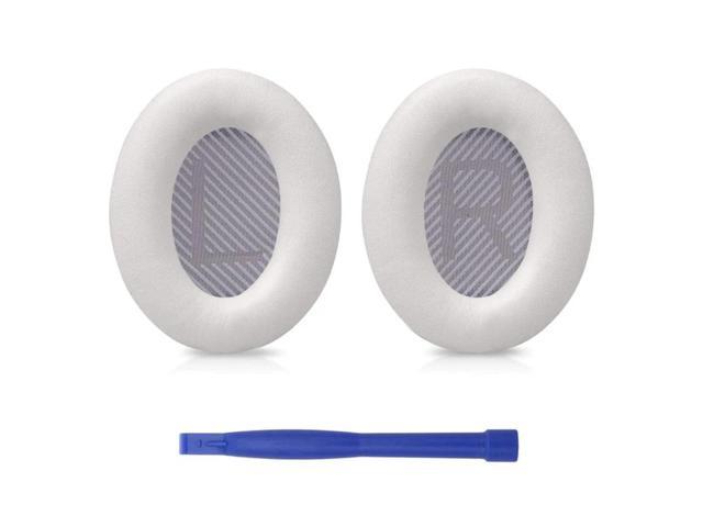 Elastic EarPad Cover for Bo-se QC35 Headphone Breathable Cover Ear Cushion(White)