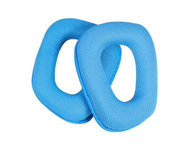 1 Pair Earpads Ear Pads Cushions Earphone Cover for G35 G930(Blue)