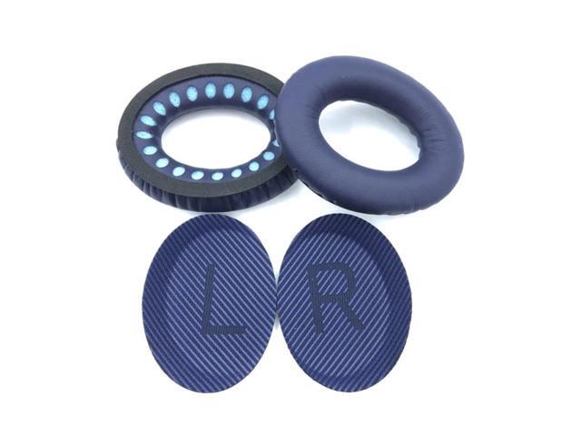 Replacement Ear Pads Soft Cushion Cover Earpads for QC25 QC35 Quiet Gaming Headset Headphones Earcap Cover(A2E QC15 QC25) (Blue)