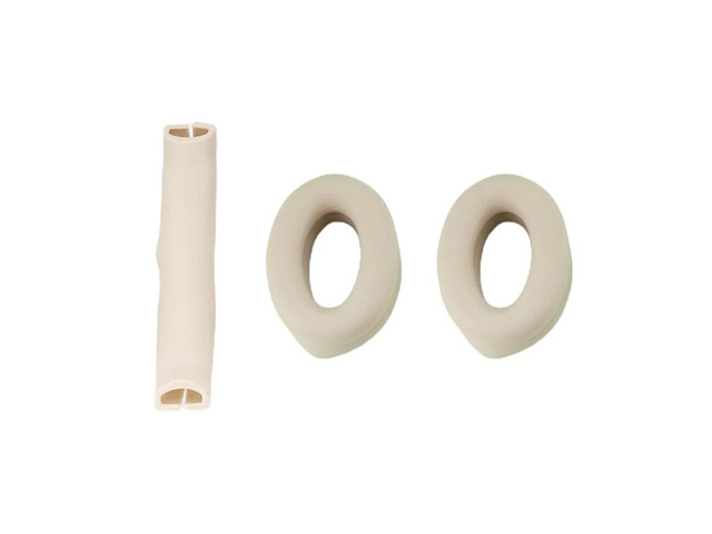 Comfortable Ear pads for WH-1000XM4/1000XM3 Headset Earpad Headband Cover Sleeve(for BEIGE)