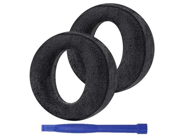 Headphone Earpads for PULSE 3D Headphone Luxurious Covers Comfort Ear Pads(Black fleece leather)