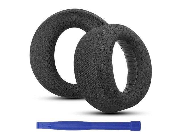 Headphone Earpads for PULSE 3D Headphone Luxurious Covers Comfort Ear Pads(black soccer net)