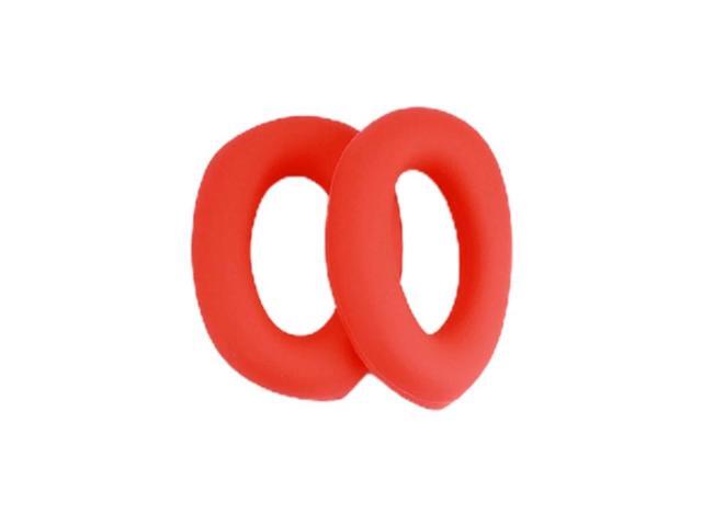 Soft and Durable Silicone Earpad Covers for WH-1000XM5 Headphones Replacements(Red)