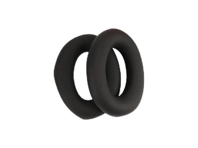 Soft and Durable Silicone Earpad Covers for WH-1000XM5 Headphones Replacements(Black)