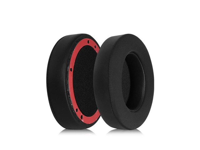 Cooling Silk Ear Pads Earmuff for Studio2 3 Headphone Memory Sponge Cover(Black)