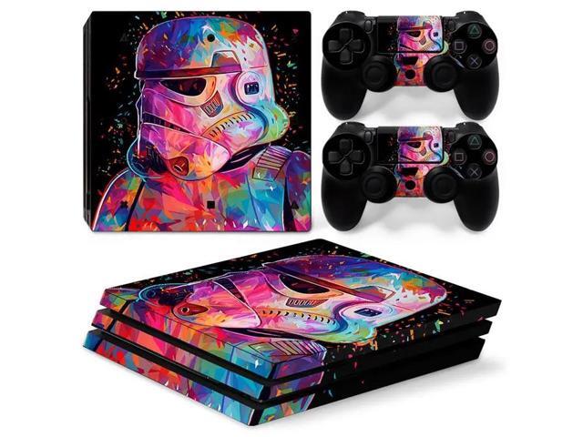 Star Wars Vinyl Skin Sticker for PS4 Pro Console 2 Controllers Decal Full Film Para Game Accessories(TN-P4Pro-0067)