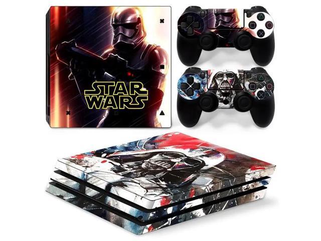 Star Wars Vinyl Skin Sticker for PS4 Pro Console 2 Controllers Decal Full Film Para Game Accessories(TN-P4Pro-0068)