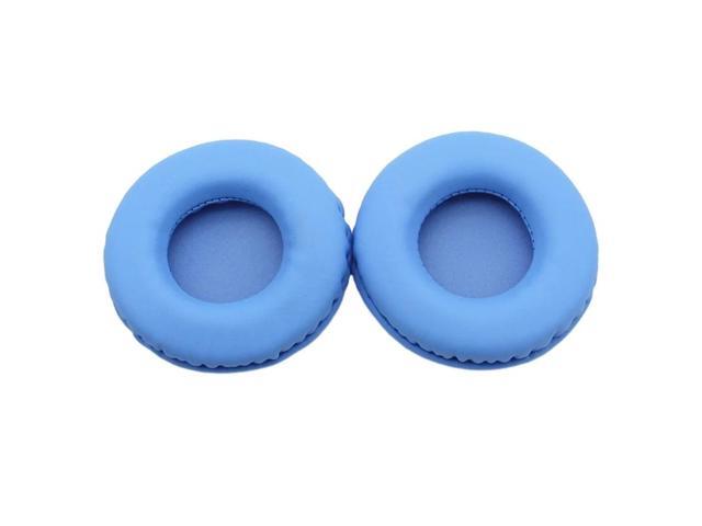 1 Pair Replacement Foam Ear Pads Cushion Cover for Skull candy 2.0 Earphone(for sky blue)