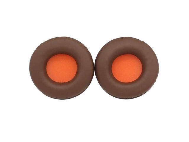 1 Pair Replacement Foam Ear Pads Cushion Cover for Skull candy 2.0 Earphone(brown)
