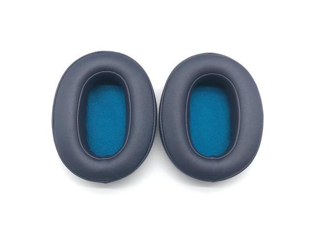 Leather Ear Cushion Sponge Cover Earpad for So-ny WH-XB900N Headset Spare Part(Blue)