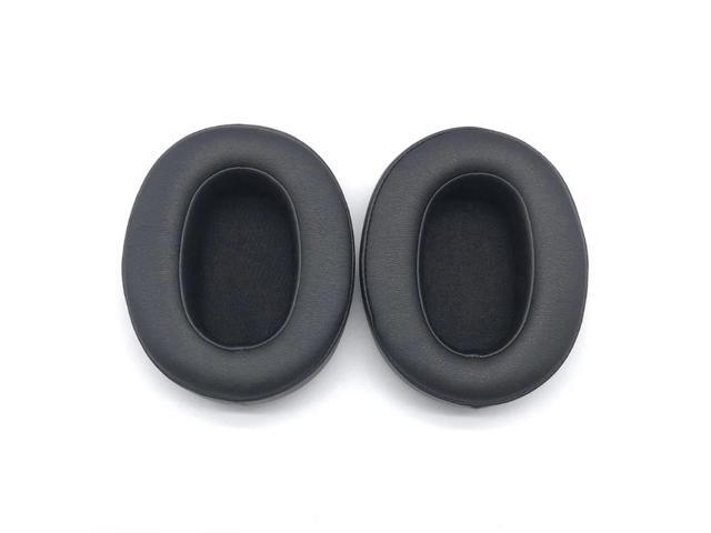 Leather Ear Cushion Sponge Cover Earpad for So-ny WH-XB900N Headset Spare Part(Black)