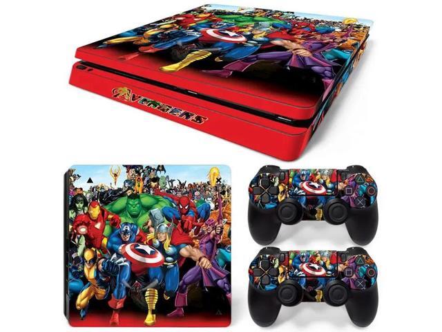 Skin Sticker Protective Film for Slim PS4 PS4Slim Console Controller Accessorie GamePad Cover(TN-PS4Slim-0332)