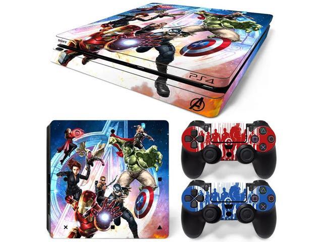 Skin Sticker Protective Film for Slim PS4 PS4Slim Console Controller Accessorie GamePad Cover(TN-PS4Slim-0343)
