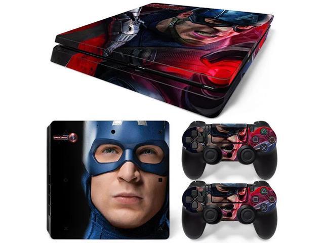 Skin Sticker Protective Film for Slim PS4 PS4Slim Console Controller Accessorie GamePad Cover(TN-PS4Slim-0338)