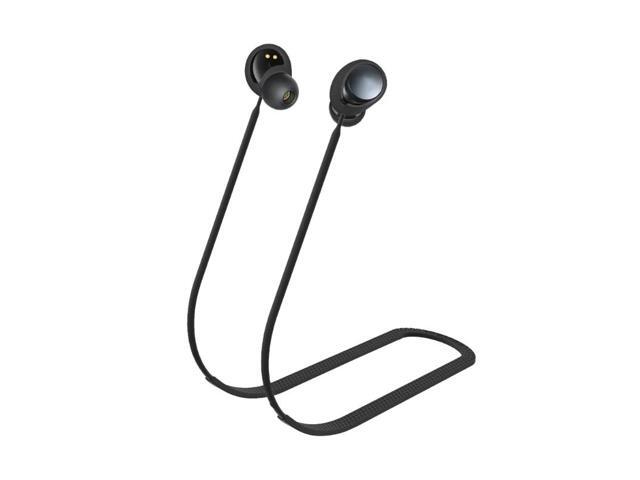 Soft Strap for Sound Space A40 Waterproof Hanging Neck Earset Cord Washable(Black)