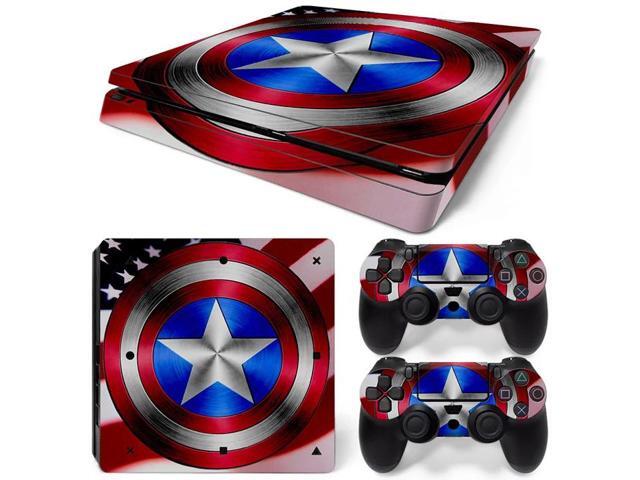 Skin Sticker Protective Film for Slim PS4 PS4Slim Console Controller Accessorie GamePad Cover(TN-PS4Slim-0347)