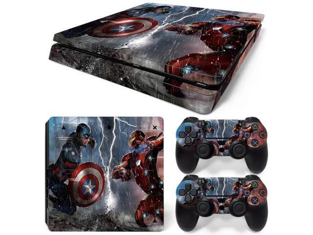 Skin Sticker Protective Film for Slim PS4 PS4Slim Console Controller Accessorie GamePad Cover(TN-PS4Slim-0354)