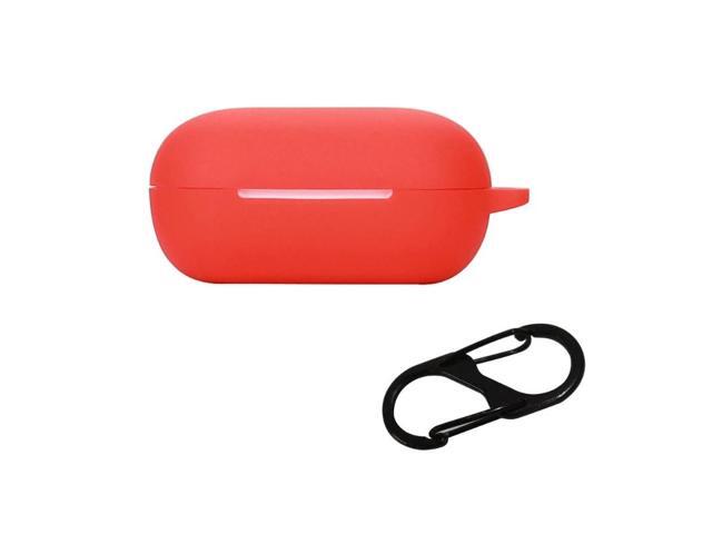 Headphone Shockproof Housing Skin-friendly for QCYArc Buds Lite Washable Protector Non-slip Impact-resistant(Red)