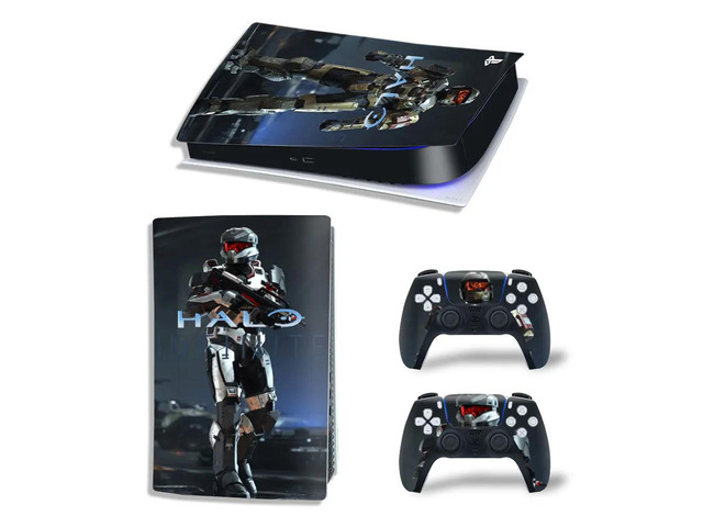 Star Wars PS5 Digital Edition Skin Sticker Decal for PS5Console and 2 Controllers PS5 Skin Sticker Vinyl Film(TN-PS5Digital-4716)