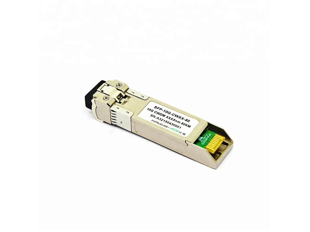 SFP+ Modul Supplier 1260-1610nm 10G 80km LC ESD Parts Box 3 Years Fiber Optic Transceivers Avago MAXIM Sumitomo