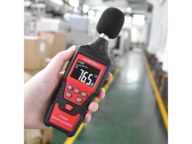 HT622A Sound Level Meter Decibel Meter Noise Sensor Indicator Mini Digital Sound Monitor Db Logger