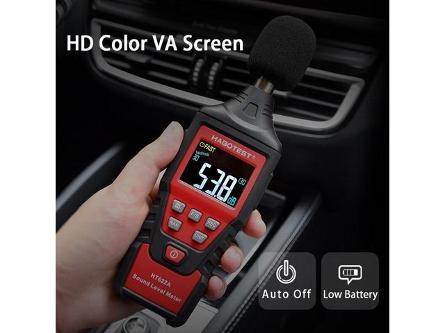 HT622A Sound Level Meter Decibel Meter Noise Sensor Indicator Mini Digital Sound Monitor Db Logger